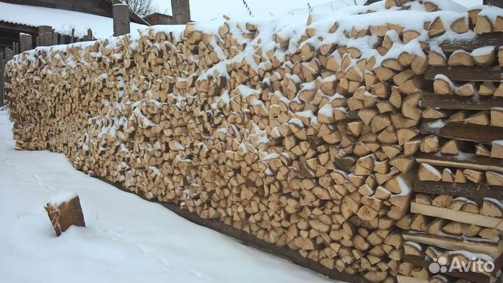 Дрова березовые колотые