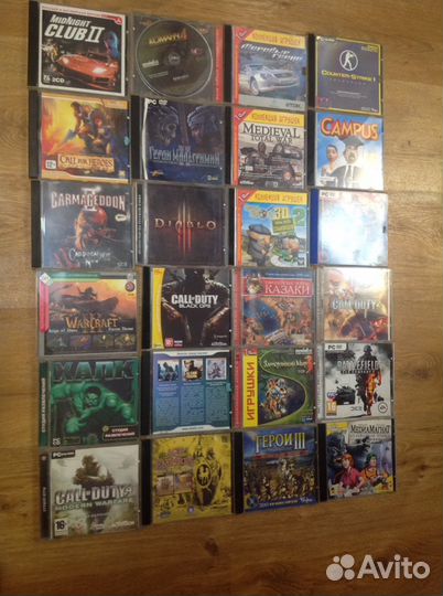 Диски с играми для компьютера