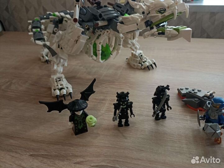 Lego ninjago дракон скелет 71721
