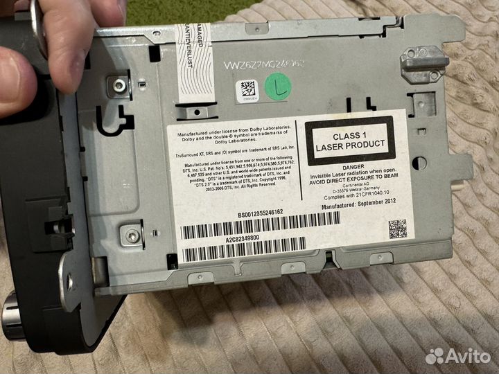 Мультимедиа volkswagen rns 510