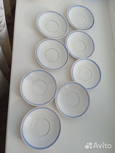 Тарелки, чашки, бокалы СССР