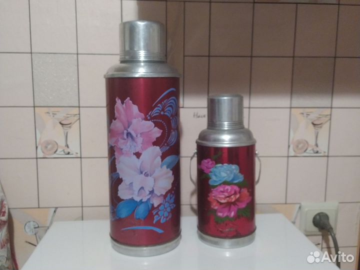 Термосы СССР 0.8 л, 2л