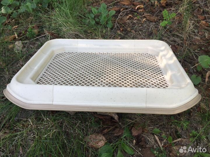 Туалет-лоток для собак, рамка с сеткой, 49х37х5 см