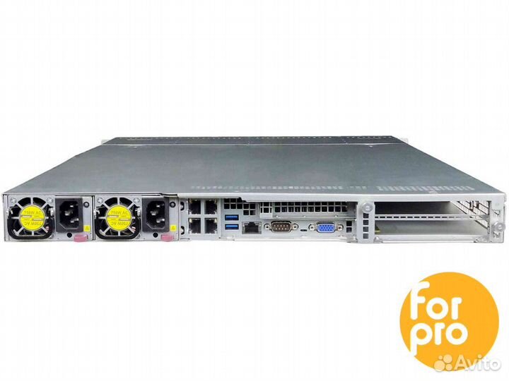 Supermicro 1U X11DPU 4LFF 2x6240Gold 128GB, 9361