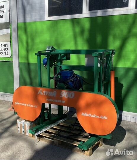 Пилорама Алтай-900 с электродвигателем 11 кВт