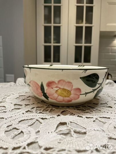 Винтажный салатник Villeroy & Boch, сер. Wild-Rose