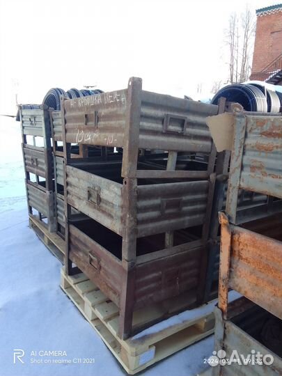 Ящик металлический бу