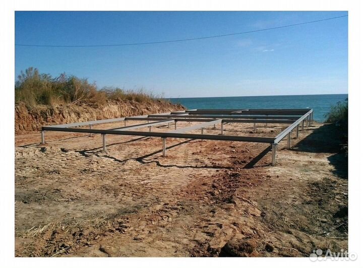 Винтовые сваи под ключ установка