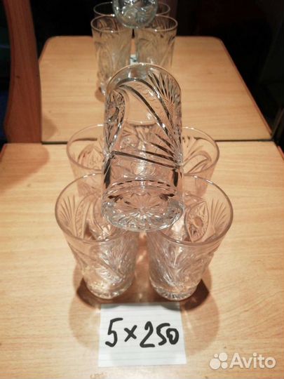Бокалы. Рюмки. Стаканы. Хрусталь. СССР