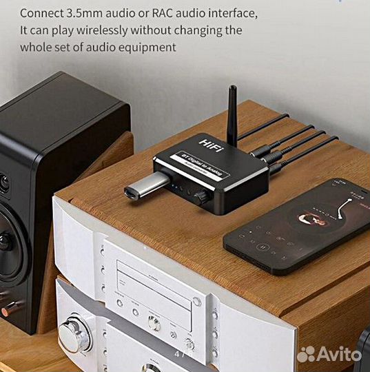 Приемник Bluetooth 5.1 vikefon BLS-B35 HI-FI 2в1