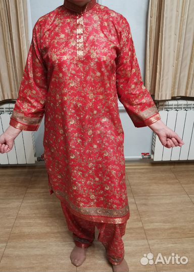 Костюм женский летний шальвар-камиз Индия