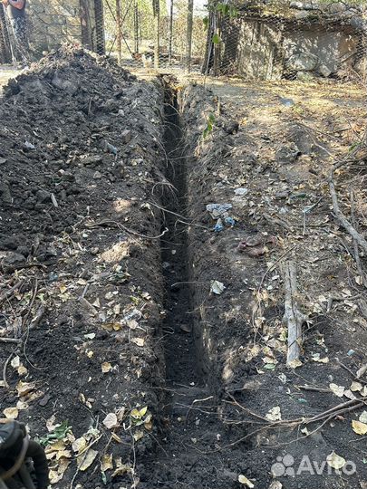 Услуги мини экскаватора, земляные работы