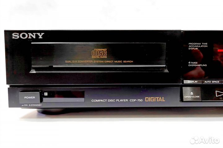 Проигрыватель CD Sony CDP-750, 1987г