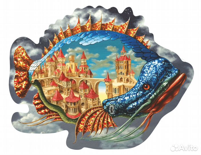 Деревянный пазл Обитаемая рыба (davici)