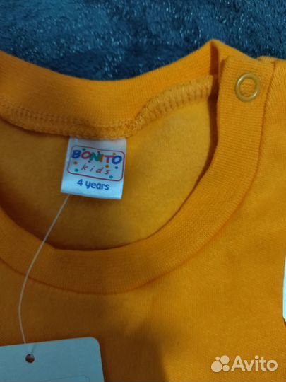 Джемпер р 104 на тонком флисе новый