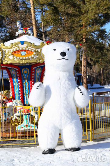 Белый мишка поздравление