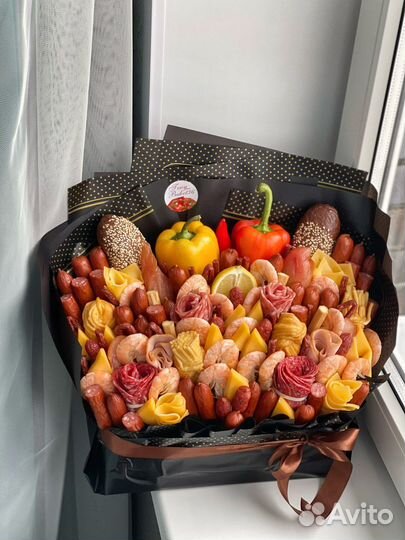 Мужские букеты съедобные