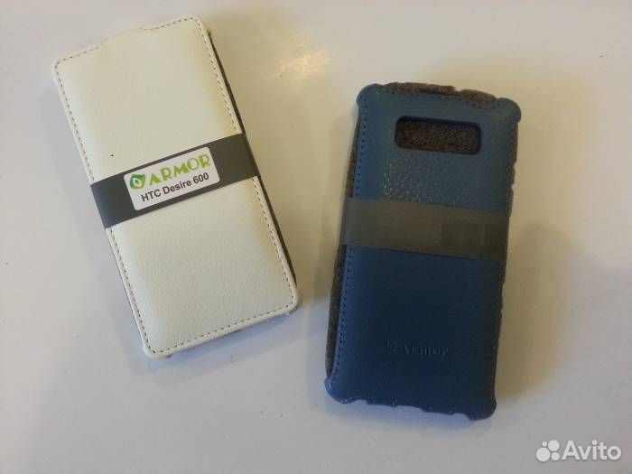 Чехол для HTC Desire 600 Армор белый