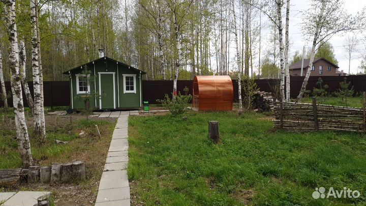 Беседка с мангалом внутри