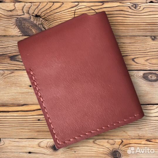 Мужской кошелек трифолд ручной работы