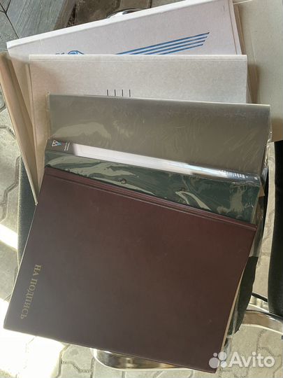 Книга учета, папки картонные