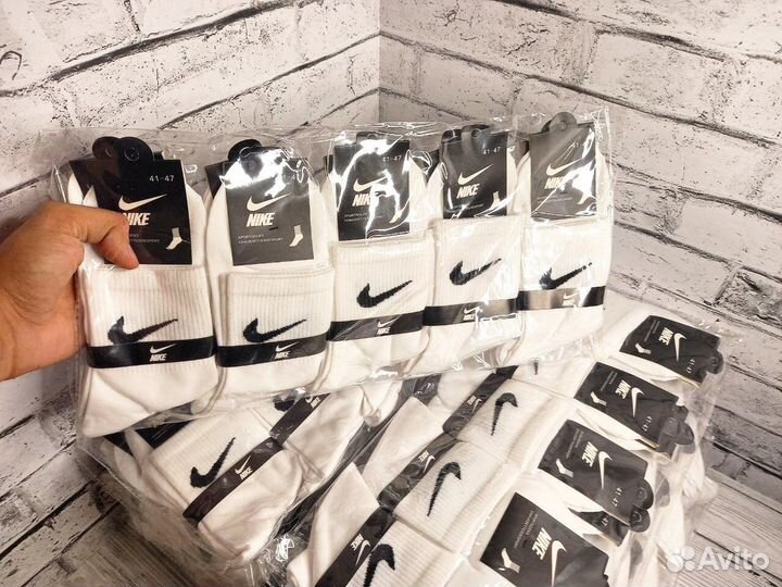 Носки Nike белые