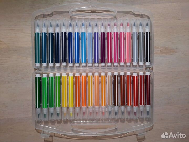 Набор фломастеров, 36 цветов - Brushpen(Брашпены)