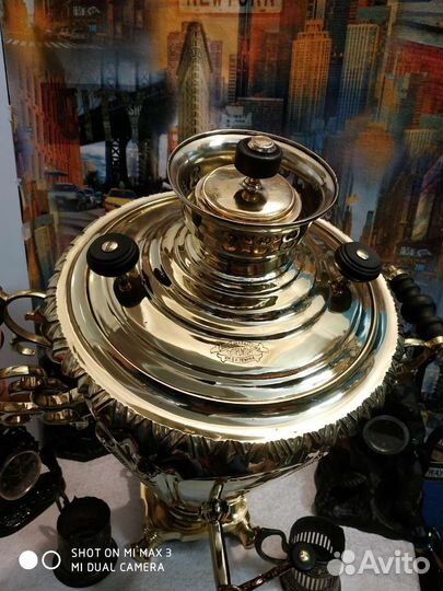 Самовар на дровах старинный редкой формы