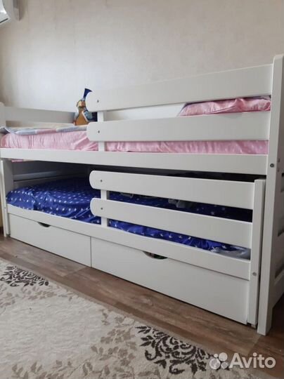 Детская кровать для двоих экологичная