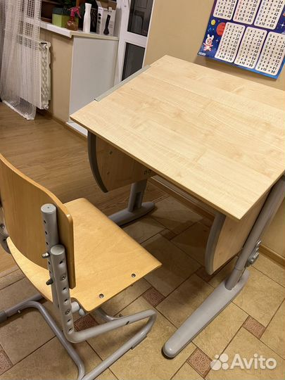 Стол-парта на рост от 130 до 180
