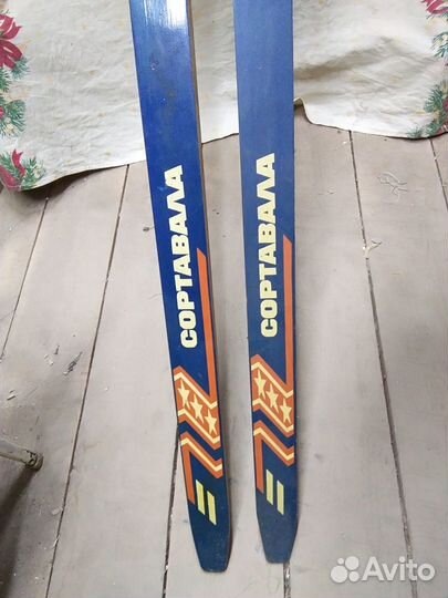 Лыжи беговые деревянные 190см новые СССР
