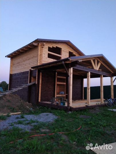 Дом-дача из профилированного бруса соны 150х150