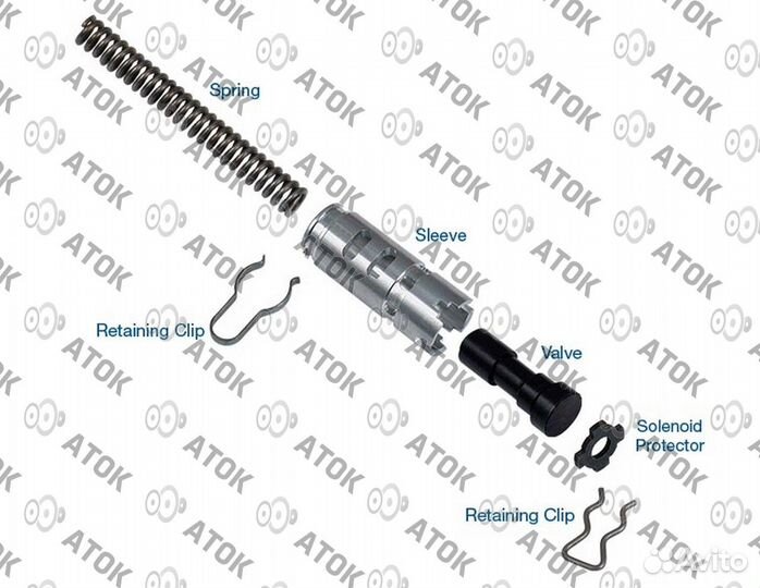 55211-04K клапан блокировки 5L40E TCC