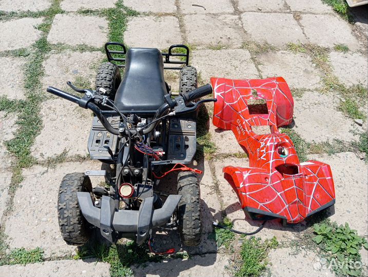 Детский электро квадроцикл бу.на запчасти