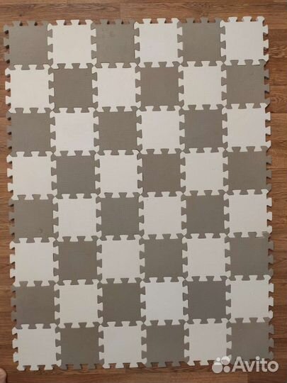 Детский коврик пазл толстый