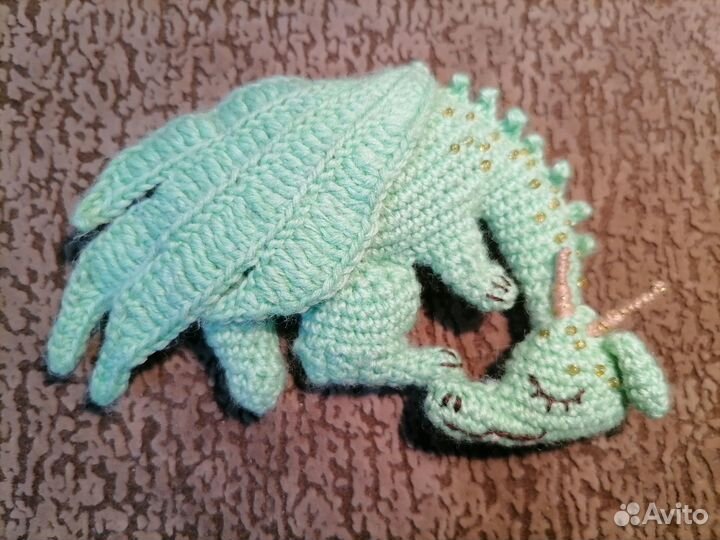 Дракон брошь/магнитик