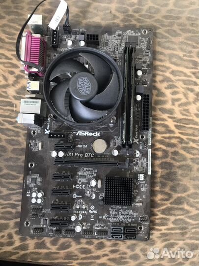 Материнская плата ASRock H81 Pro BTC