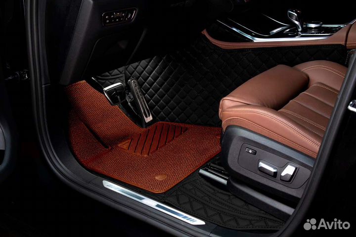 3D Коврики Mercedes Салон Багажник из Экокожи