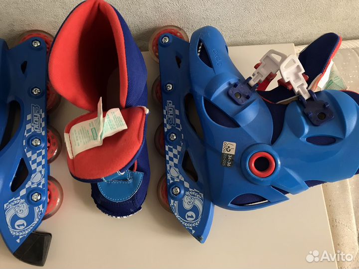 Роликовые коньки decathlon 34-36