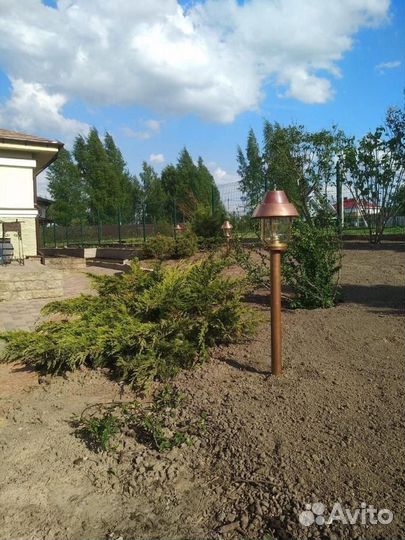 Светильник уличный садовый любой высоты