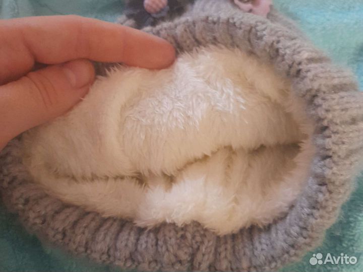 Шапка на девочку 1-1,5