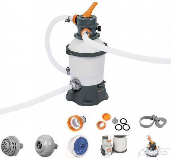 Песочный фильтр-насос для каркасного бассейна