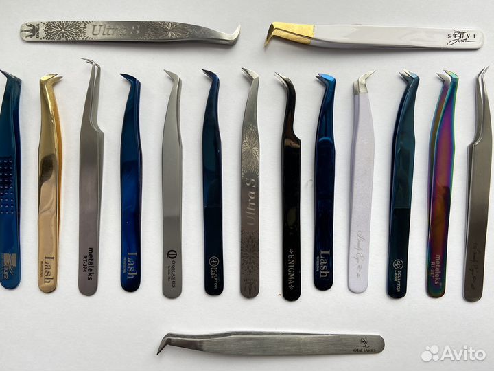 Пинцет для наращивания ресниц