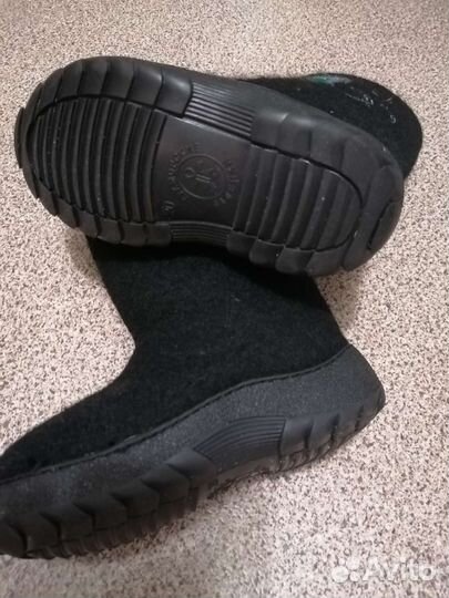 Кукморские валенки с нашивкой, детские, 20 размера