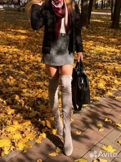 Ботфорты сапоги замшевые женские 38 размер торг