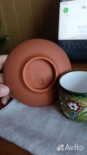 Чашка с блюдцем Керамика Рустем Скибин