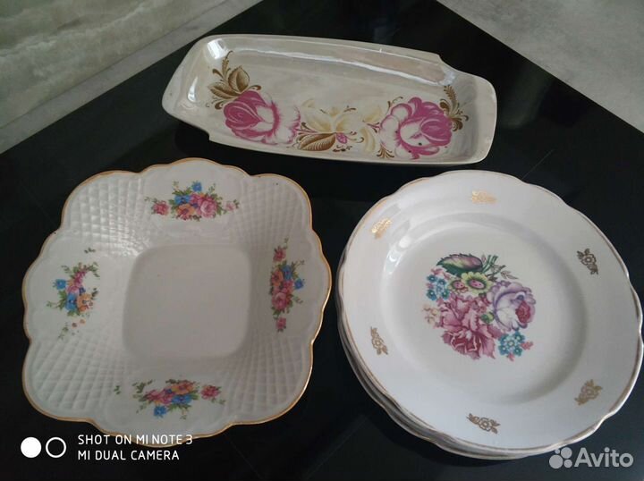 Набор столовой посуды бу