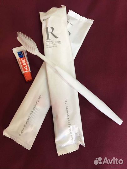 Зубная щетка одноразовая с пастой