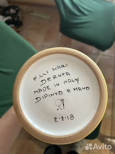 Бутылка керамическая, соусник