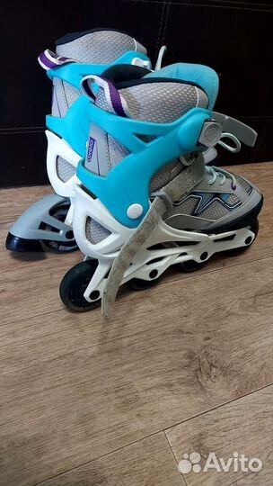 Роликовые коньки детские размер 35-38